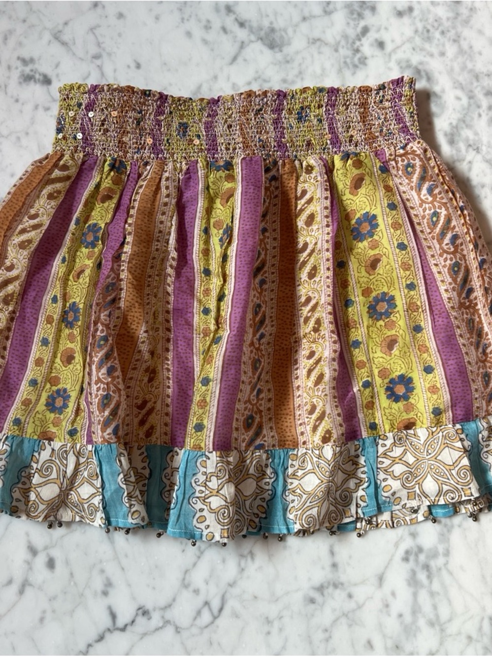 Beautiful Boho Mini Skirt